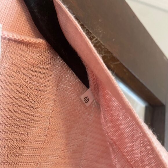 M by Missoni Pink Wool Blend Open Cardigan, Size 4 (European 40) - Picture 4 of 8